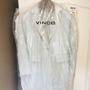 Vince Wool- Blend Coat In Cloud